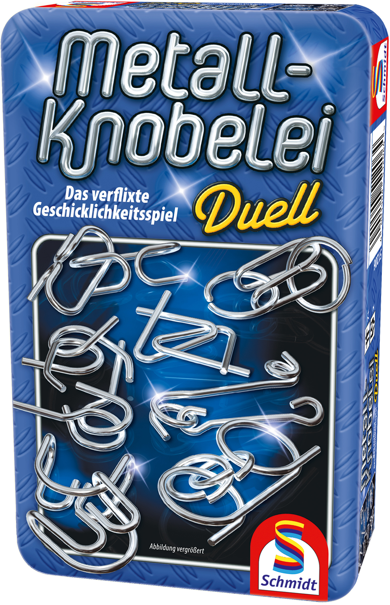 SPIELE Metalldose Metall-Knobelei Gesellschaftsspiel BMM SCHMIDT