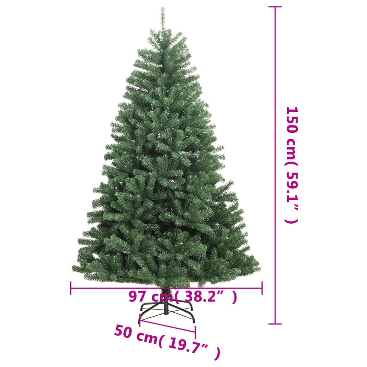 356766 Weihnachtsbaum VIDAXL