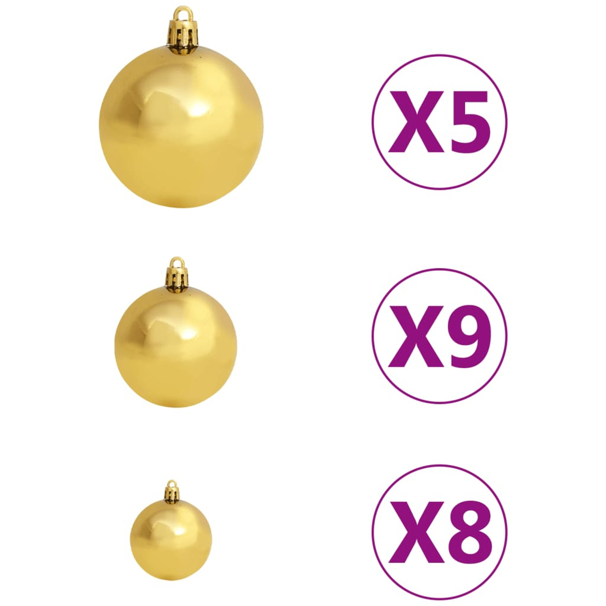 3077559 VIDAXL Weihnachtsbaum