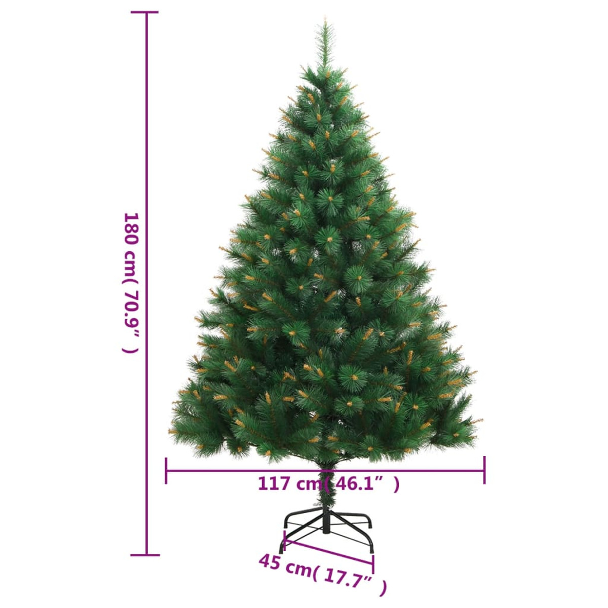 356752 Weihnachtsbaum VIDAXL