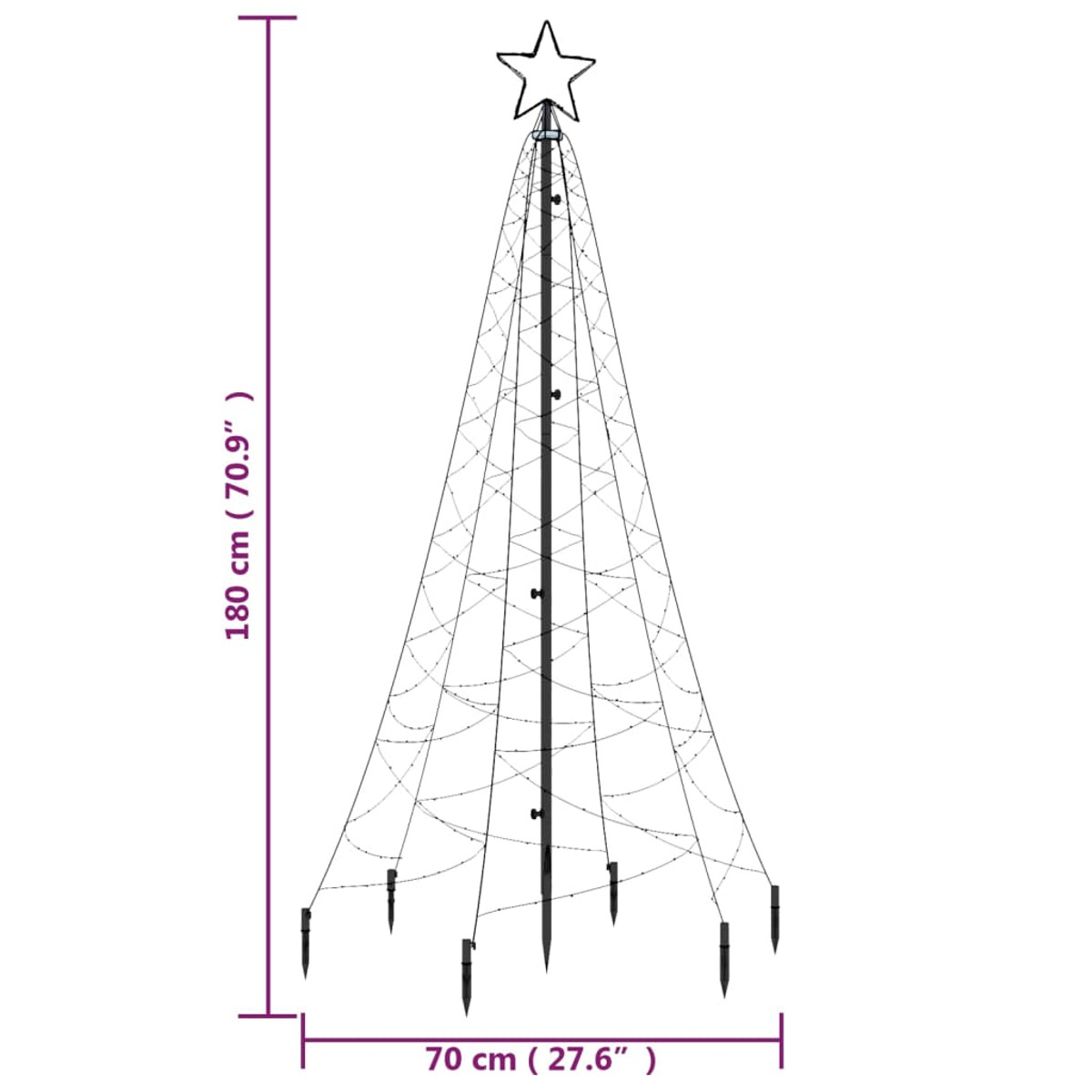 Weihnachtsbaum 343568 VIDAXL