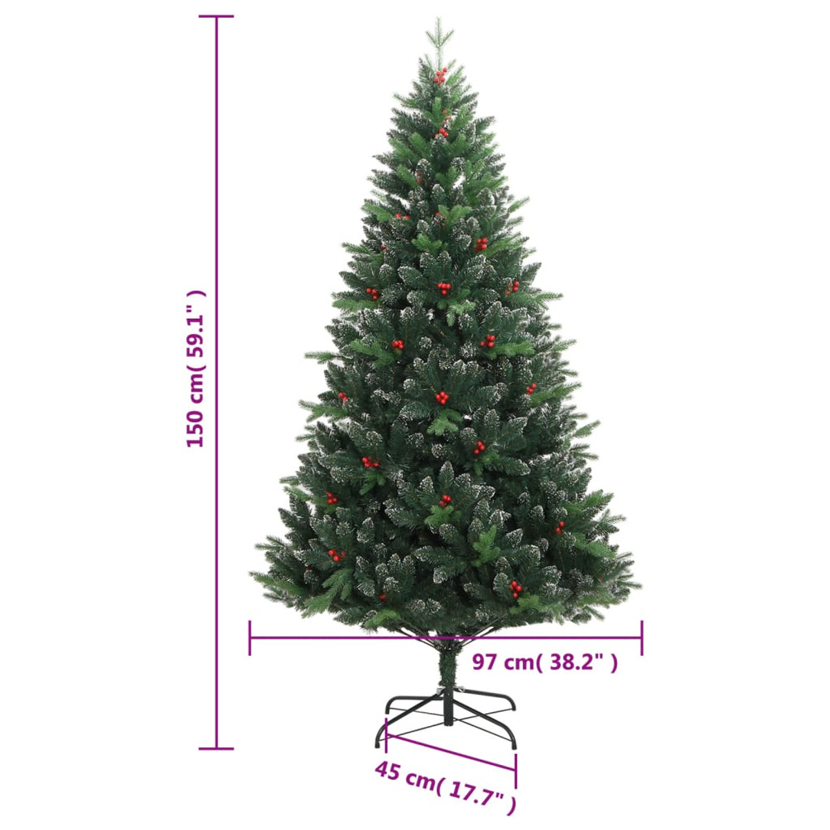 VIDAXL Weihnachtsbaum 356732
