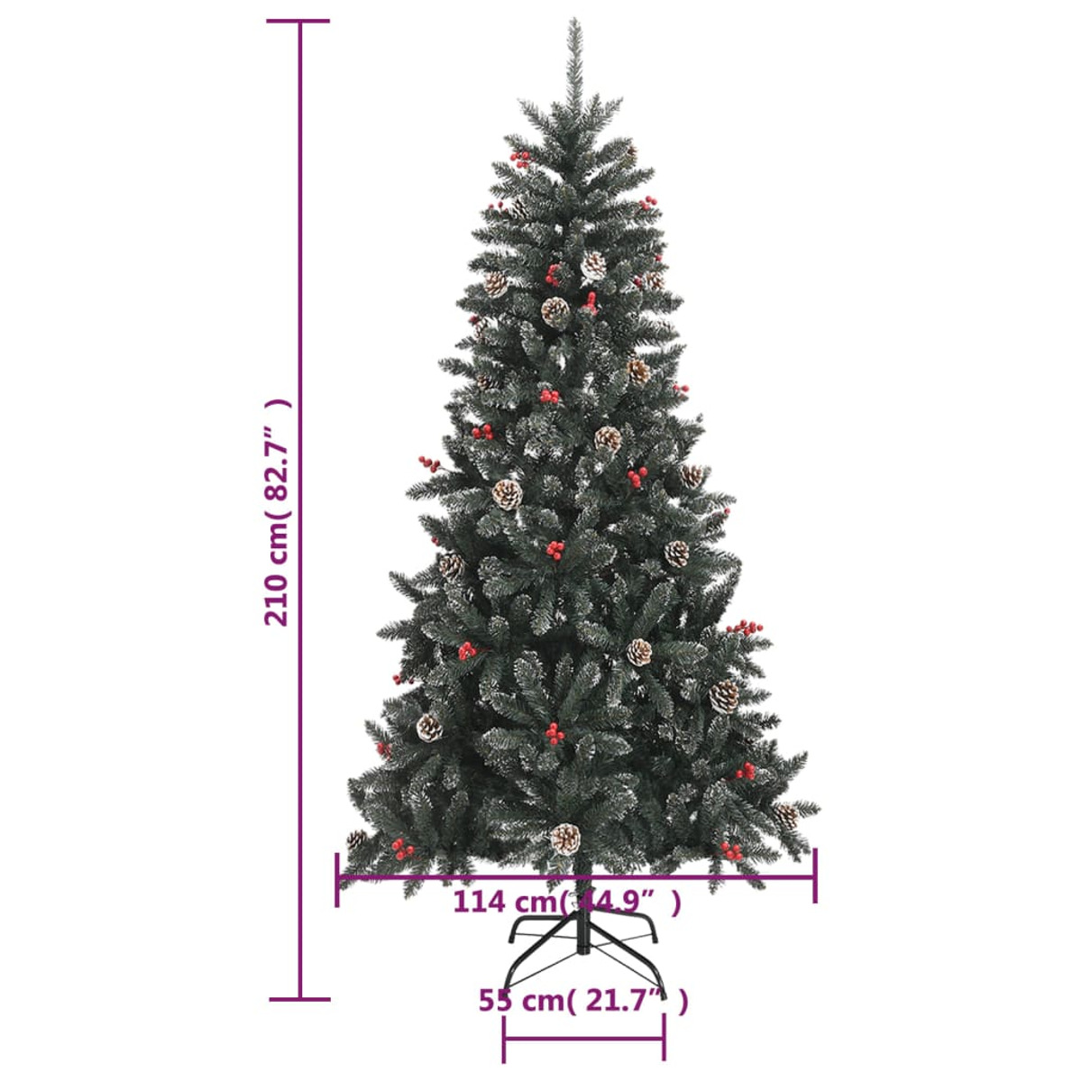 Weihnachtsbaum VIDAXL 345181