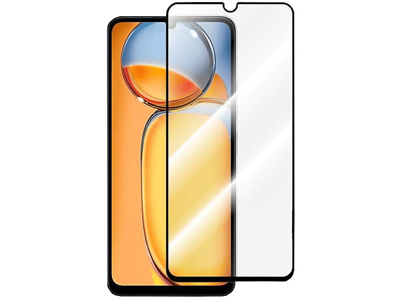 WIGENTO 1x Glas Schutzglas(für Full Panzer Redmi Folie Hart Display Xiaomi H9 13C)