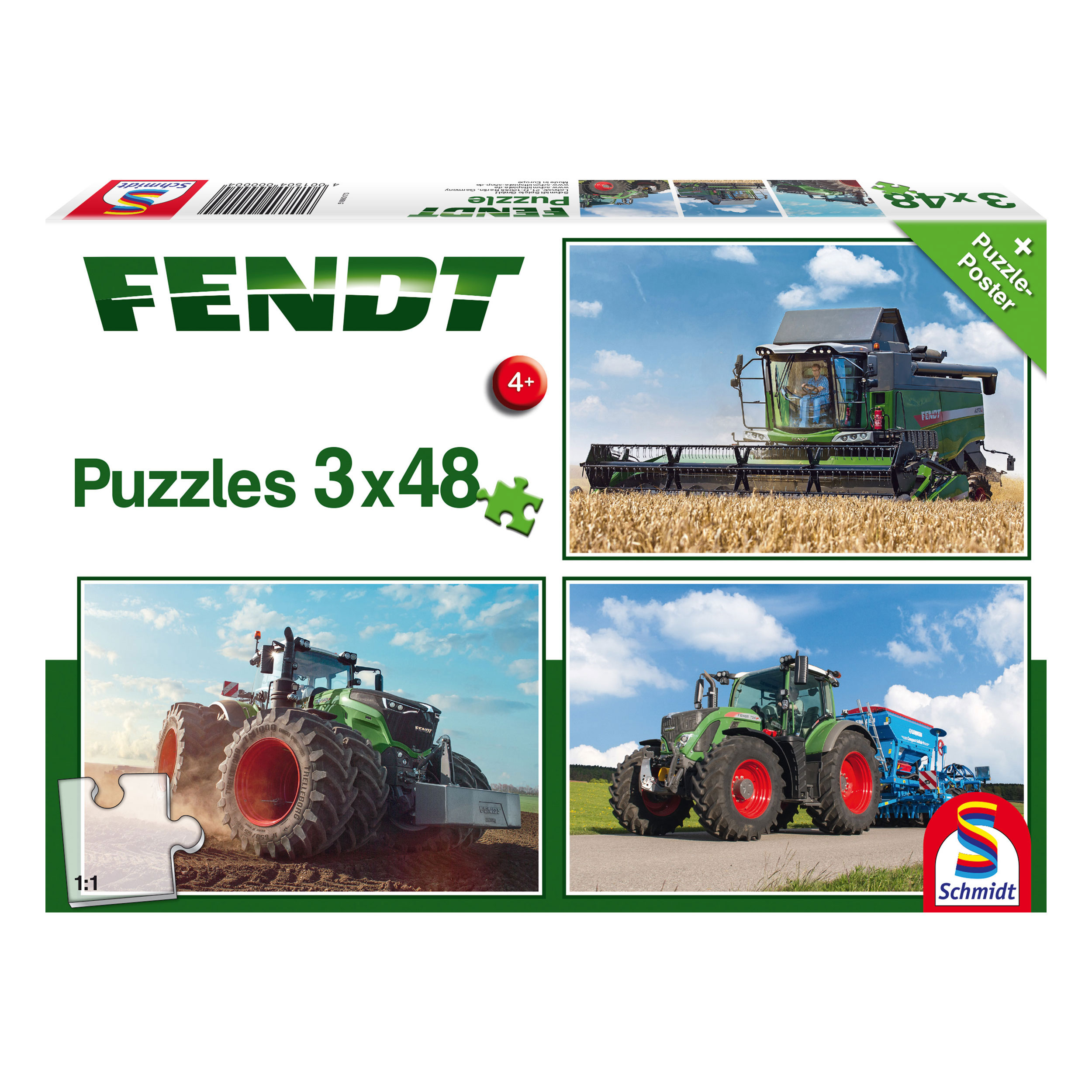 Fendt 6275L, Vario 1050 / SPIELE / SCHMIDT Puzzle Vario 3x 724