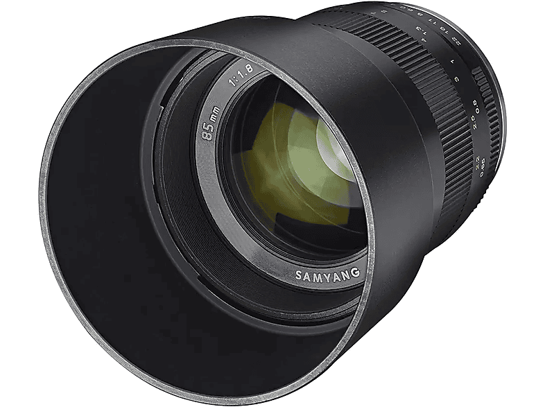 SAMYANG 22513 f/1.8 (max) (Standard-Objektiv für Canon EF-Mount, Schwarz) | APS-C Objektive für DSLR