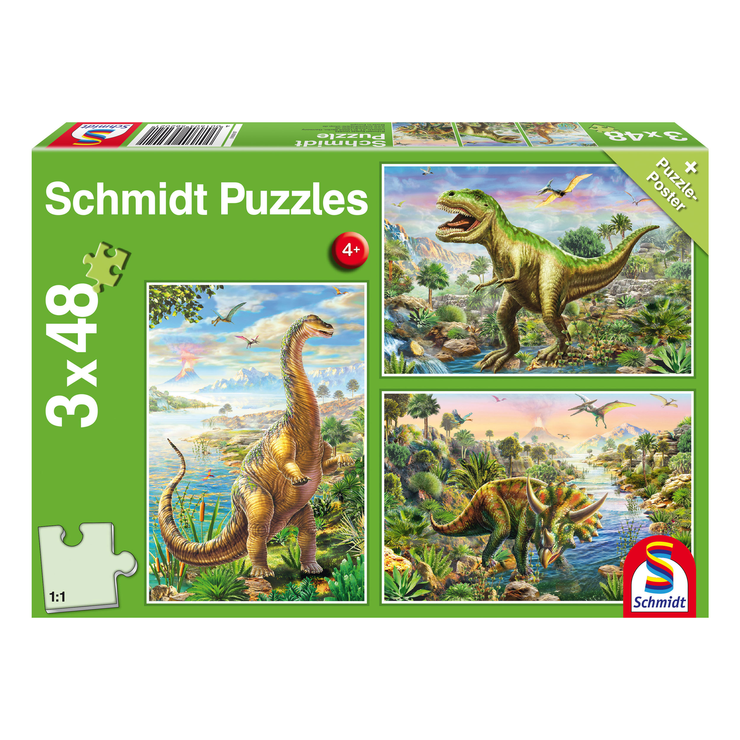 Puzzle Abenteuer Dinosaurier SCHMIDT SPIELE