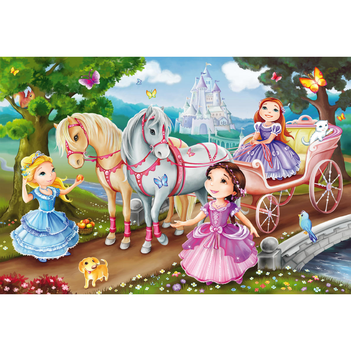 Puzzle Puzzleposter SCHMIDT Prinzessin Märchenhafte SPIELE