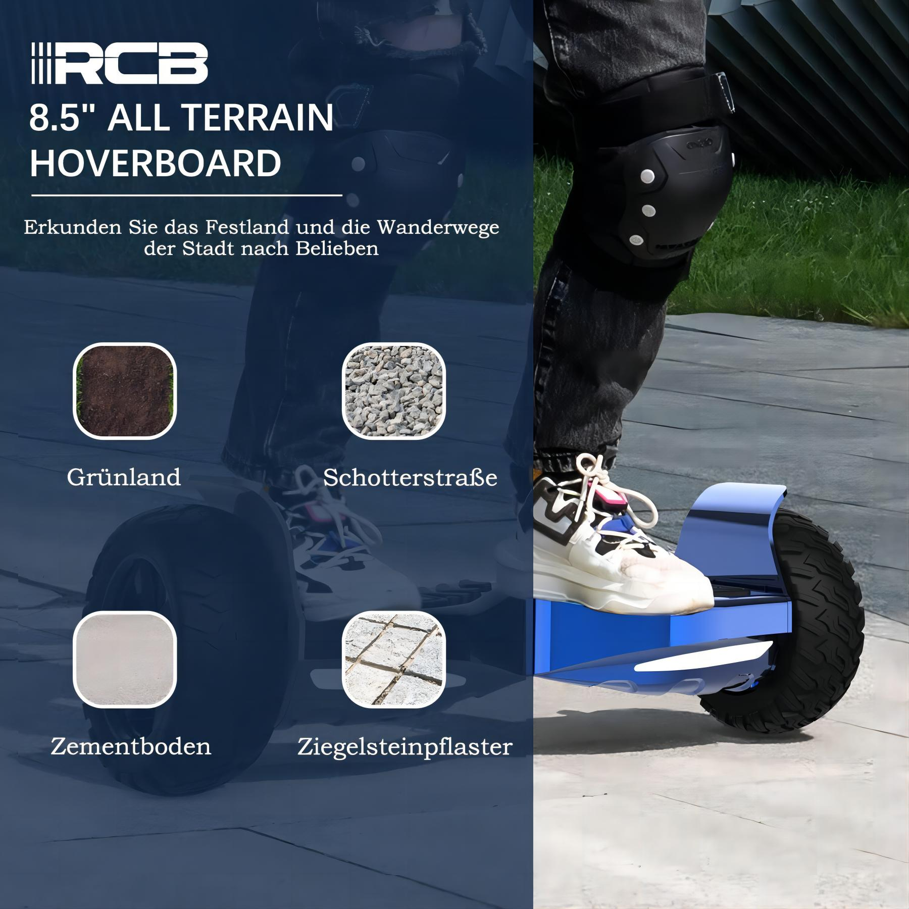 Blau) mit (8,5 HM6 Balance Sitz RCB Board Zoll, Hoverboard