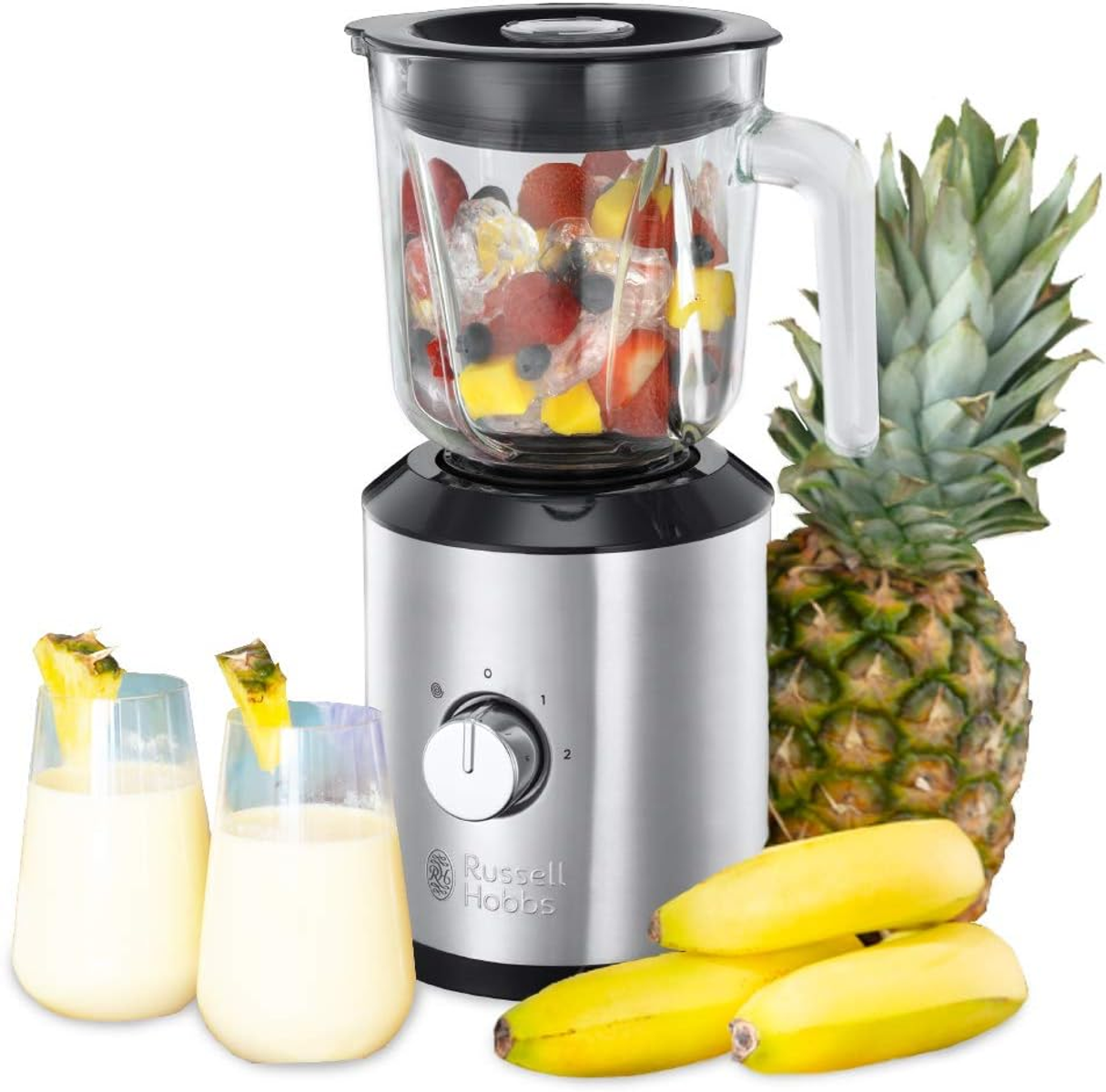 RUSSELL HOBBS 25290-56 Compact 400 W 400 W Sürahi Blender Inox