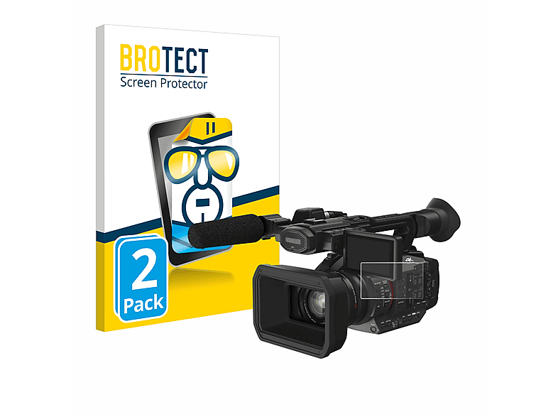BROTECT 2x klare Schutzfolie(für Panasonic HC-X2)