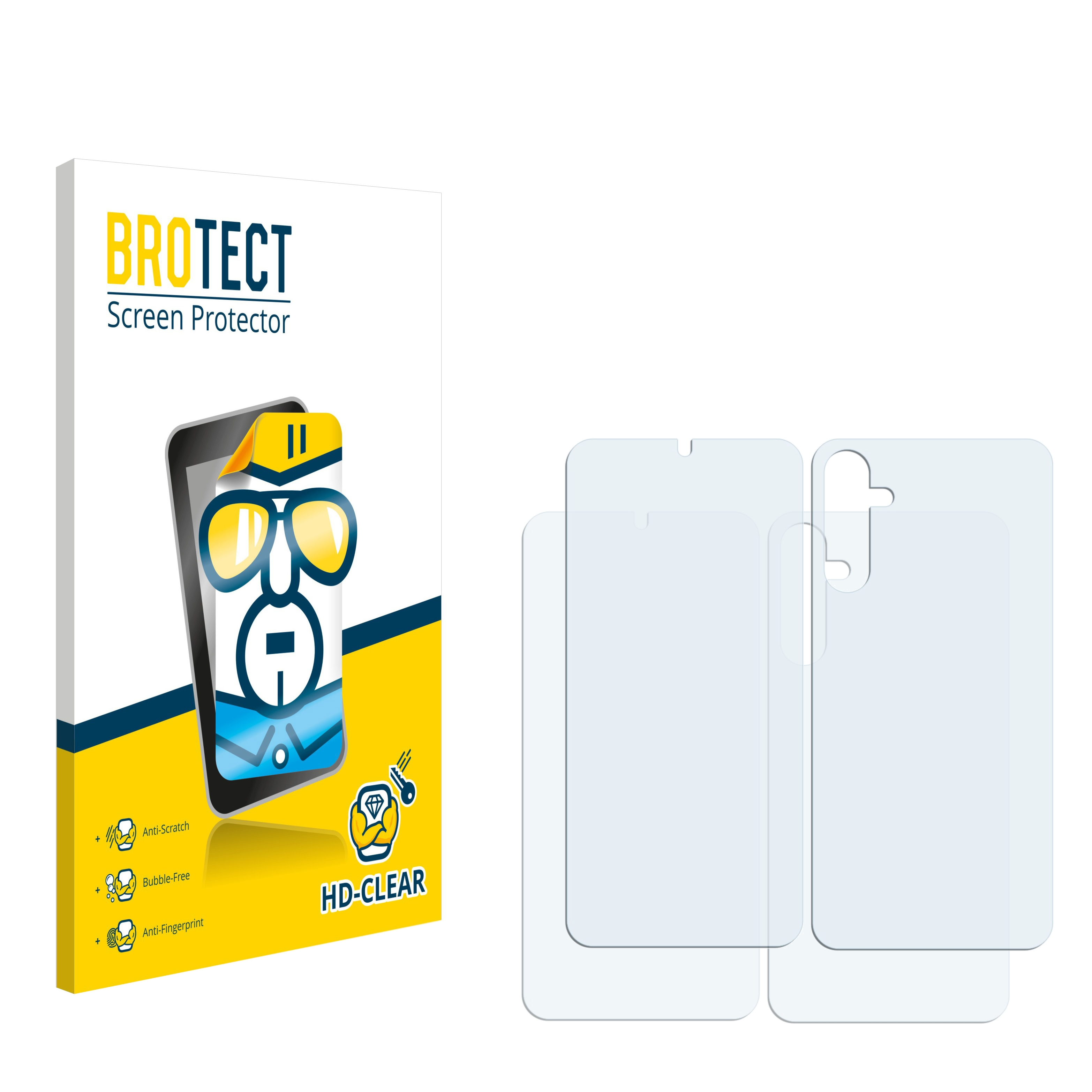 BROTECT 2x klare Schutzfolie(für Samsung Enterprise A34 Galaxy 5G Edition)