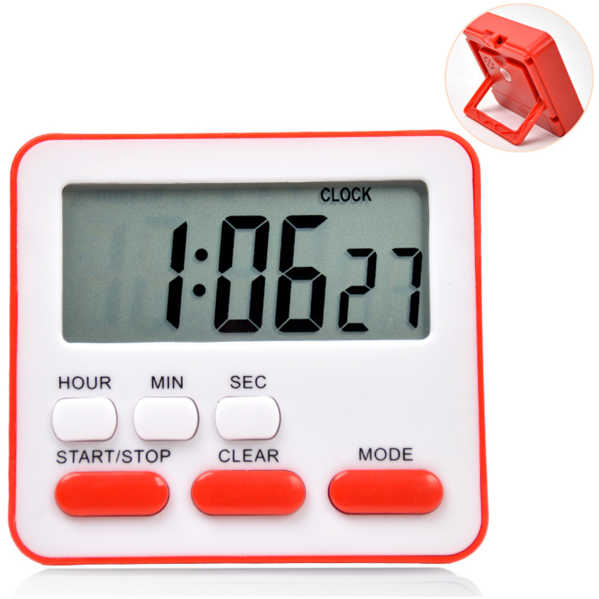 UWOT Timer: Genaue Zeitmessung, magnetische Befestigung, Schlummererinnerung und Rot tragbar, leicht Timer