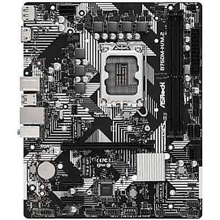 Placa base  - 90-MXBM40-A0UAYZ ASROCK, micro ATX, micro ATX, Intel B760 Express, LGA 1700, Negro