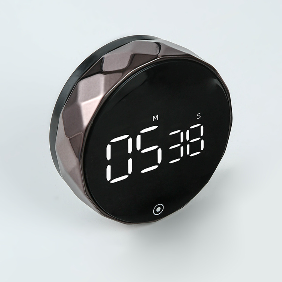 UWOT Timer geräuscharm genaue Runder und Rotation, Timer: Zeitmessung, langlebig,Silber magnetische