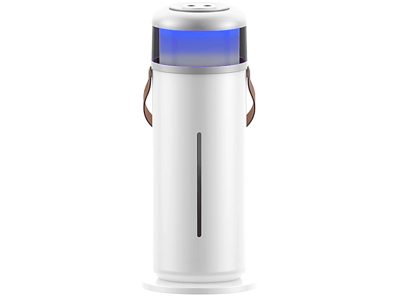 LACAMAX Intelligenter Luftbefeuchter mit doppeltem Sprühstrahl und großem Nebelvolumen, UV-Sterilisation Luftbefeuchter Weiß (5 Watt, Raumgröße: 30 m²) | Luftbefeuchter