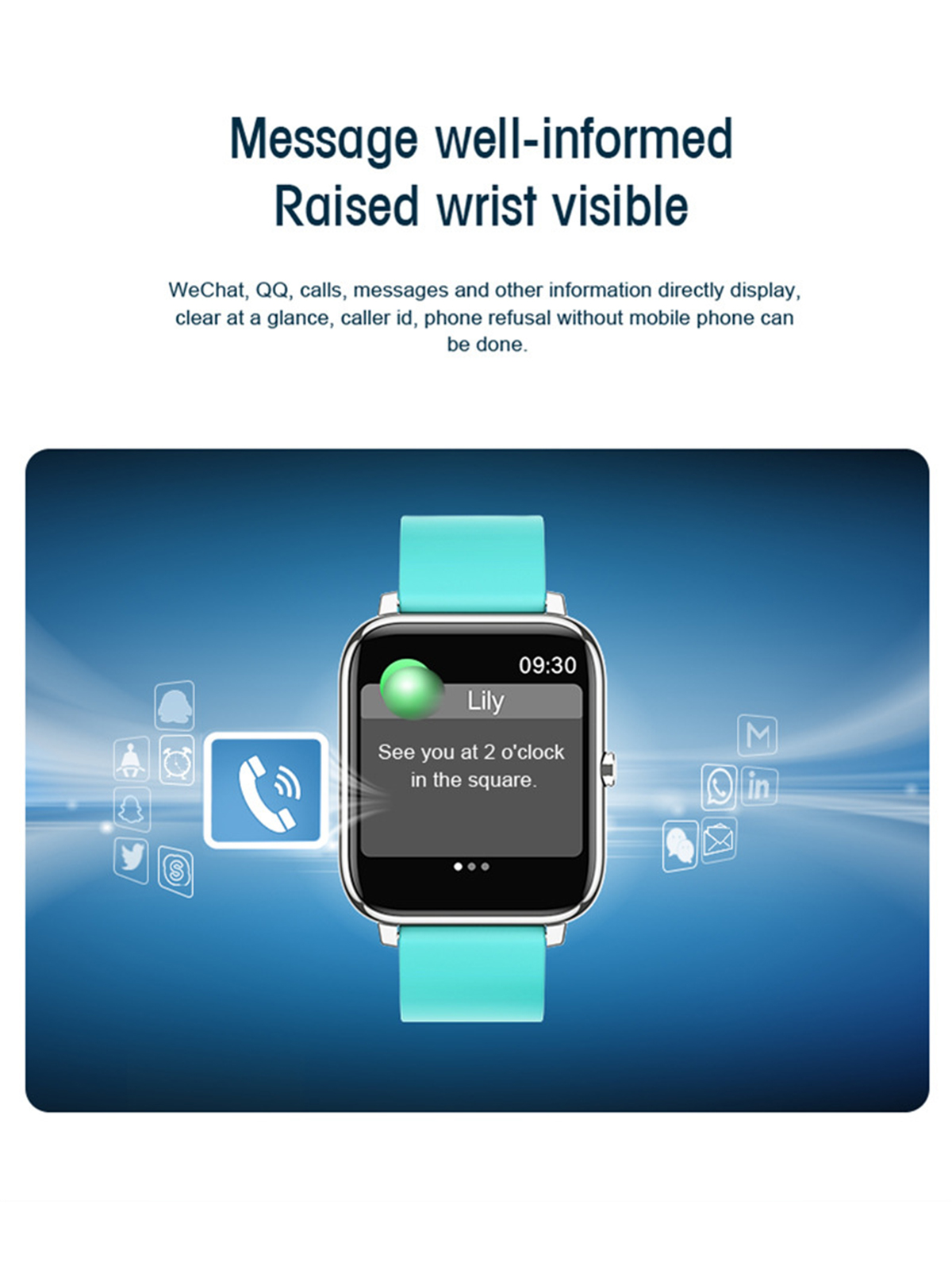 Volle Smartwatch Kompatibilität Grün Smartwatch 64G BRIGHTAKE Touchscreen 1.4\
