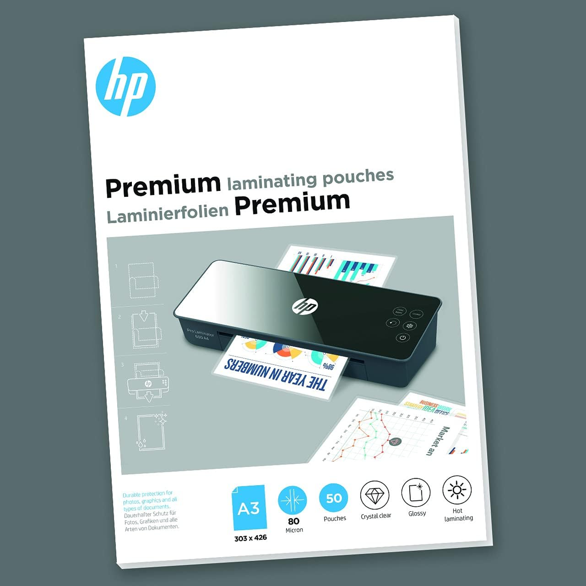 HP 9126 Transparent Laminierfolien