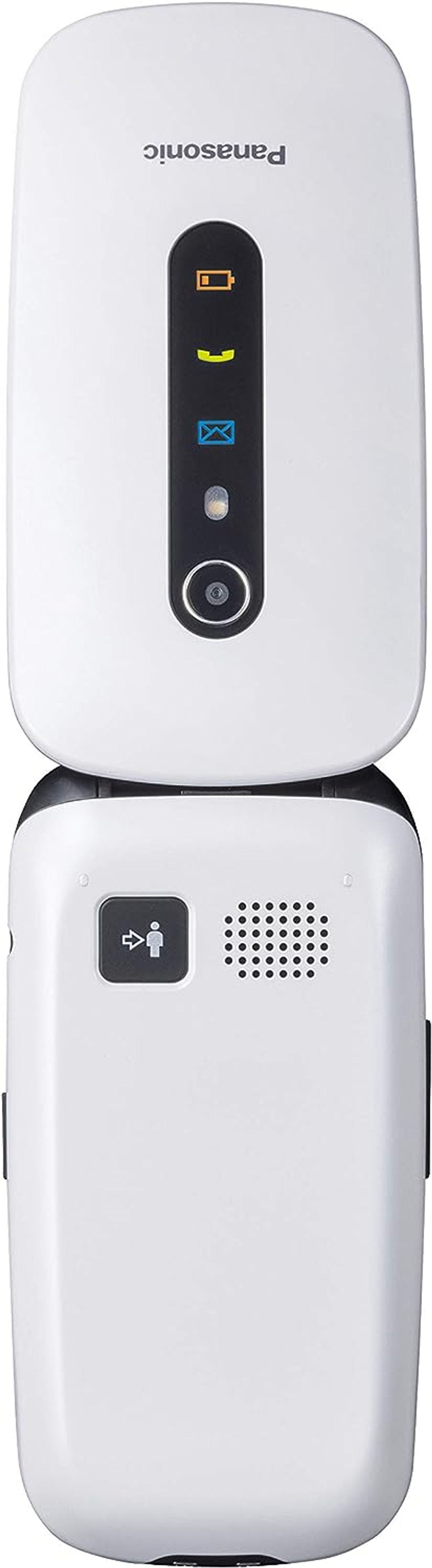 PANASONIC KX-TU 466 EXWE/WHITE/2,4" Seniorenhandy, Weiß