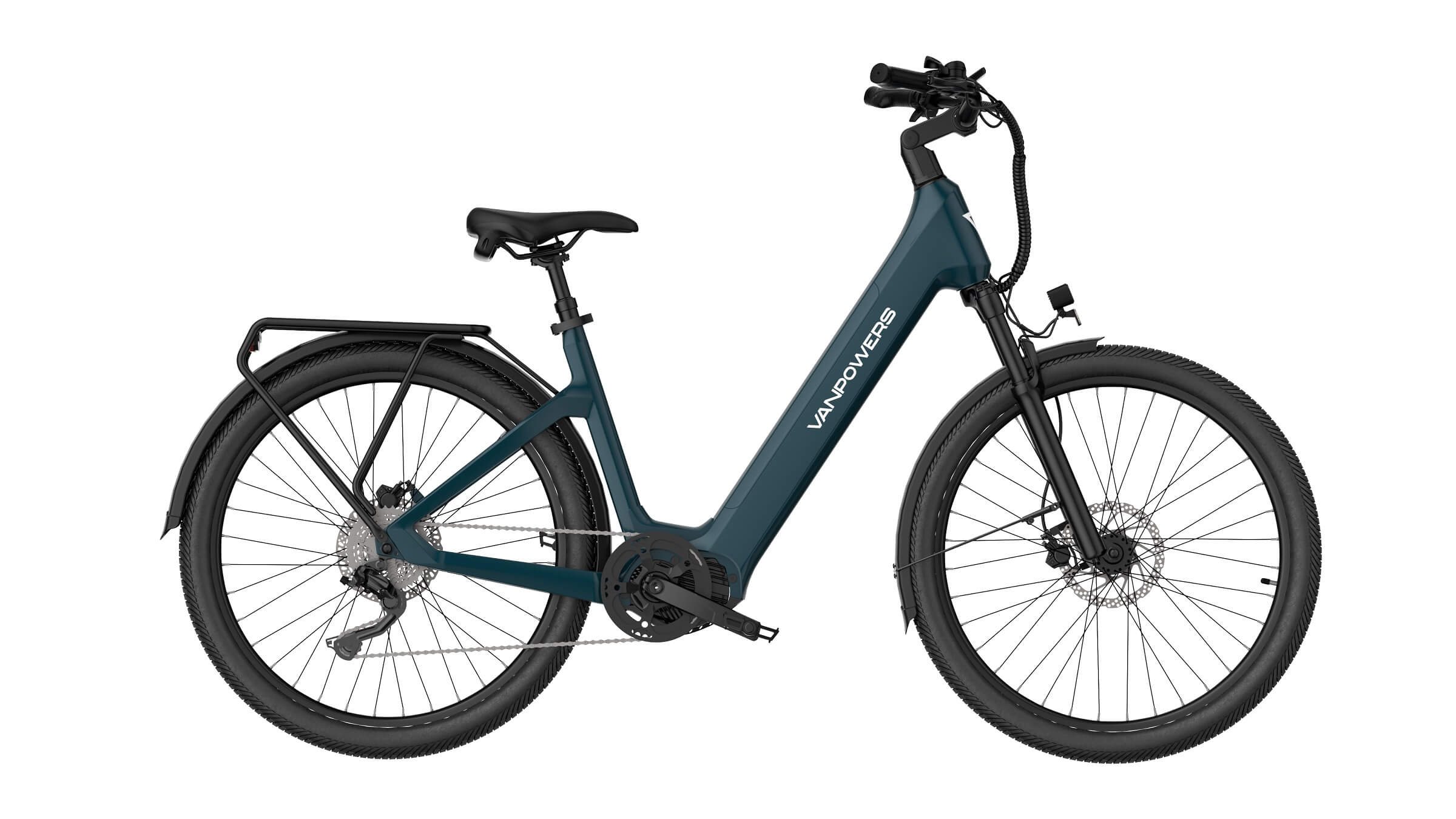 VANPOWERS Schieferblau S Urbanbike Zoll, 690 Wh, Schieferblau) Unisex-Rad, cm, 27,5 66,3 (Laufradgröße: Rahmenhöhe