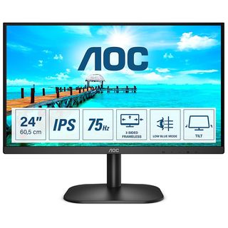 Monitor gaming - AOC 24B2XH, 23,8 ", Full-HD, 4 ms, Negro