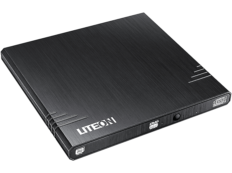 BLACK extern USB LITE-ON DVD-RW 108 Brenner EBAU SLIM CD/DVD