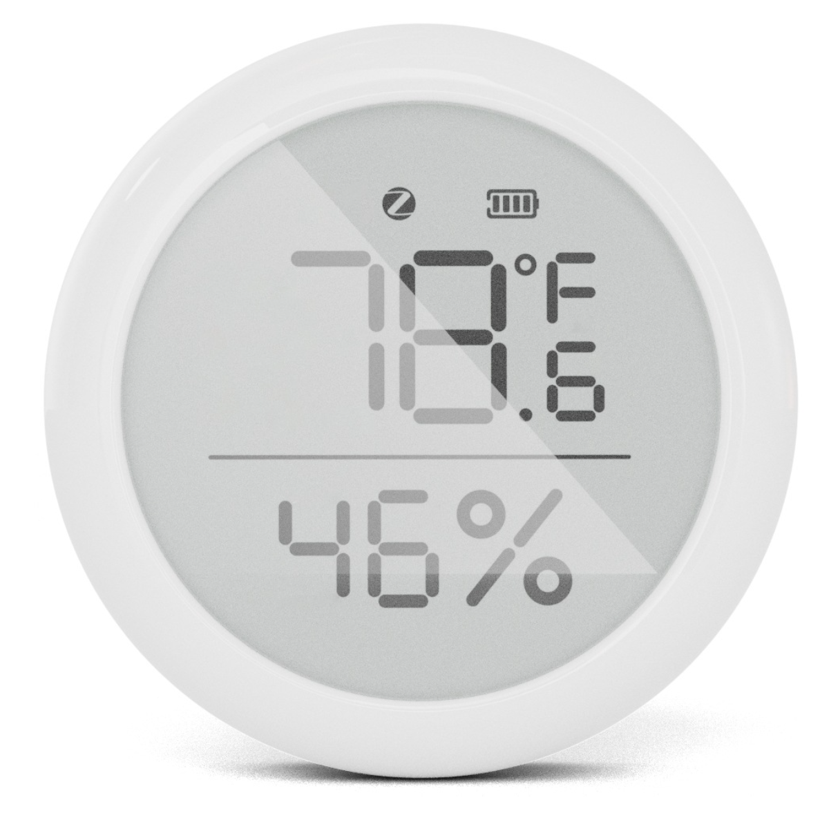 Weiß App-Fernbedienung, Feuchtigkeitssensor und UWOT Smart weiß: Home Temperatur- Temperatursensor LCD-Digitalanzeige,