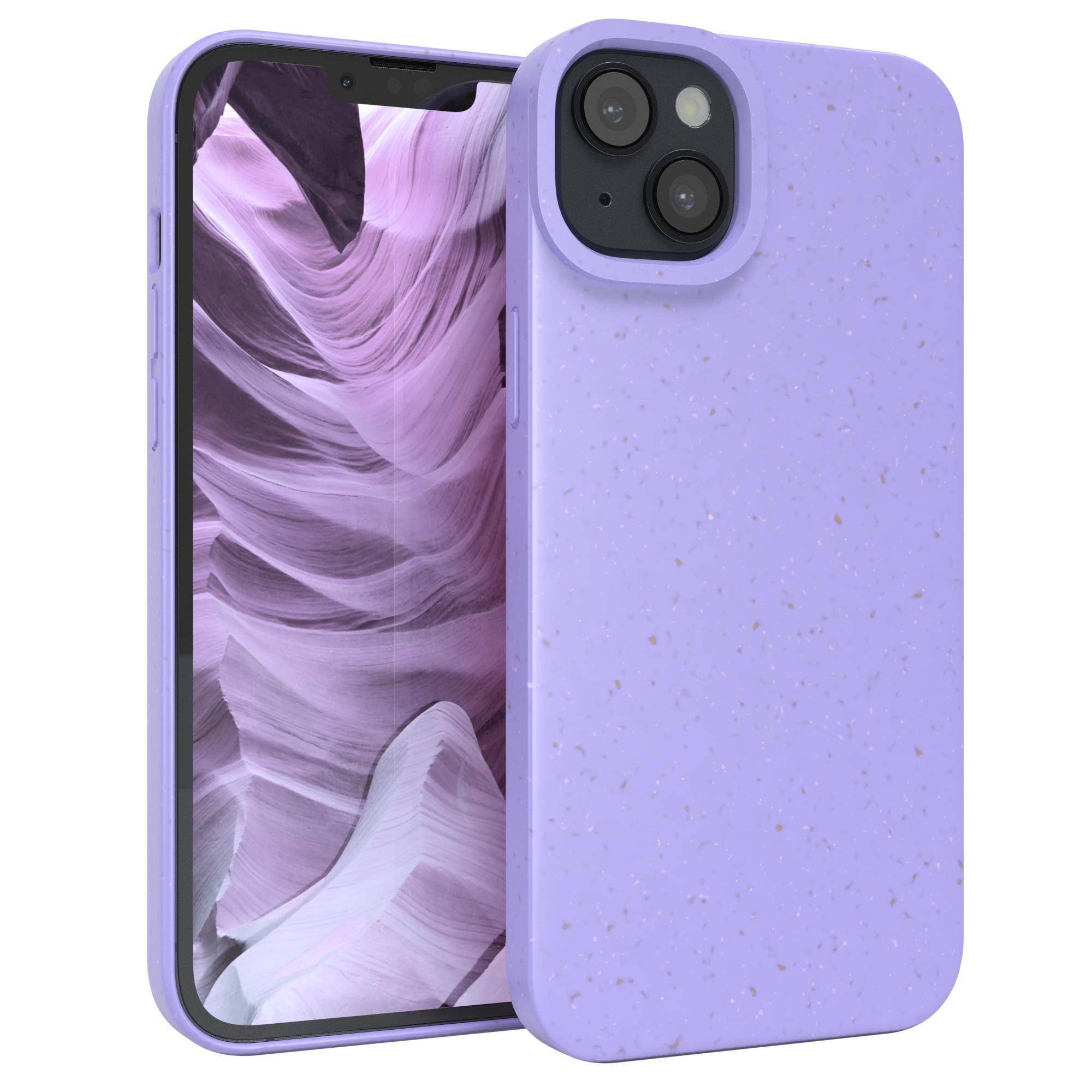 Bumper, Lila Biocase, iPhone Apple, 14 / Violett CASE EAZY Plus,