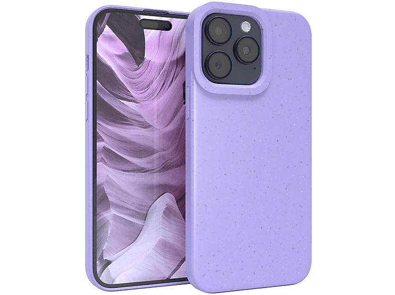 EAZY CASE Biocase, Bumper, Max, Apple, 15 iPhone Pro Lila / Violett