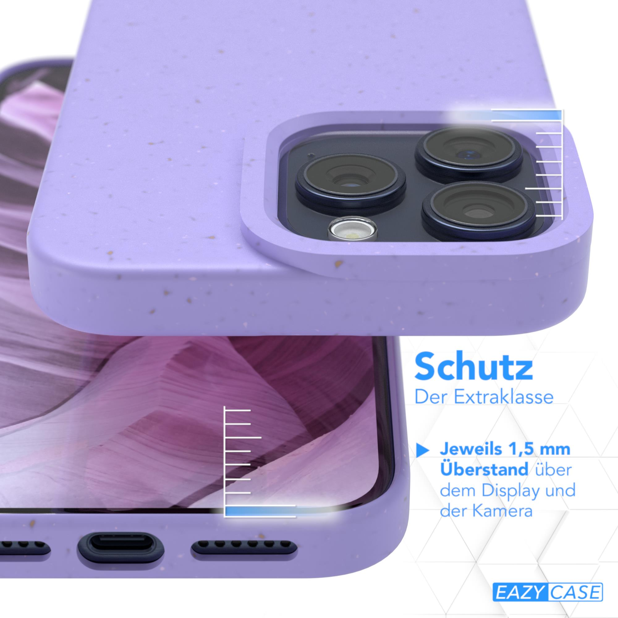EAZY CASE Max, Pro Violett Bumper, 15 Apple, Lila / Biocase, iPhone