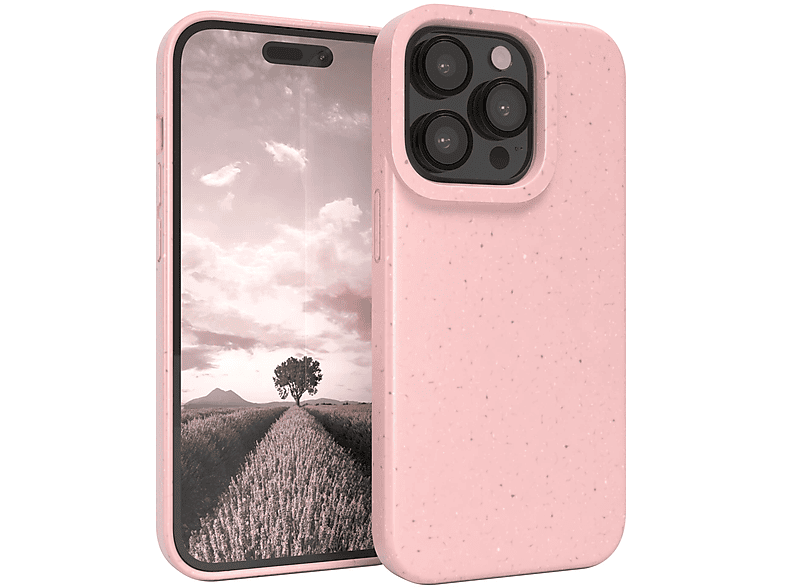 EAZY CASE Biocase, Bumper, Apple, iPhone 14 Pro, Pink | Bumper