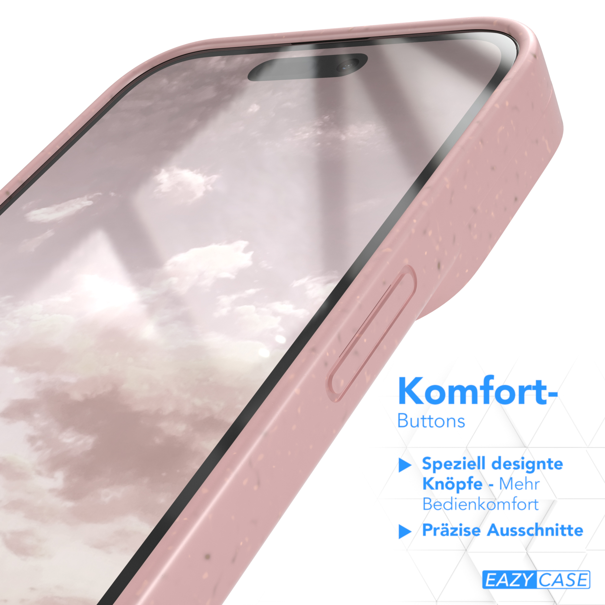 Bumper, Pink iPhone Biocase, 14 Apple, CASE EAZY Pro,