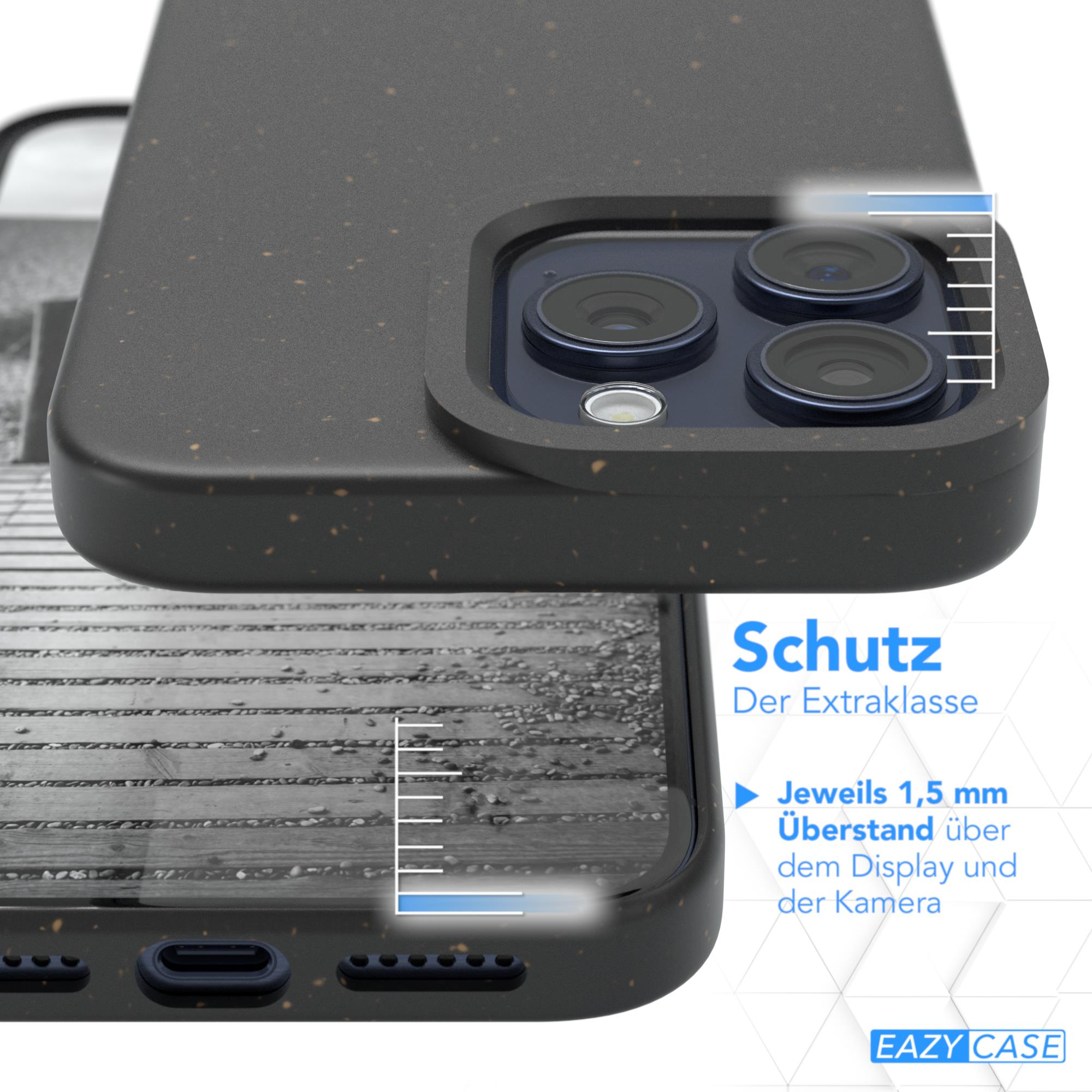 EAZY CASE Bumper, iPhone Schwarz Apple, Biocase, Pro 15 Max