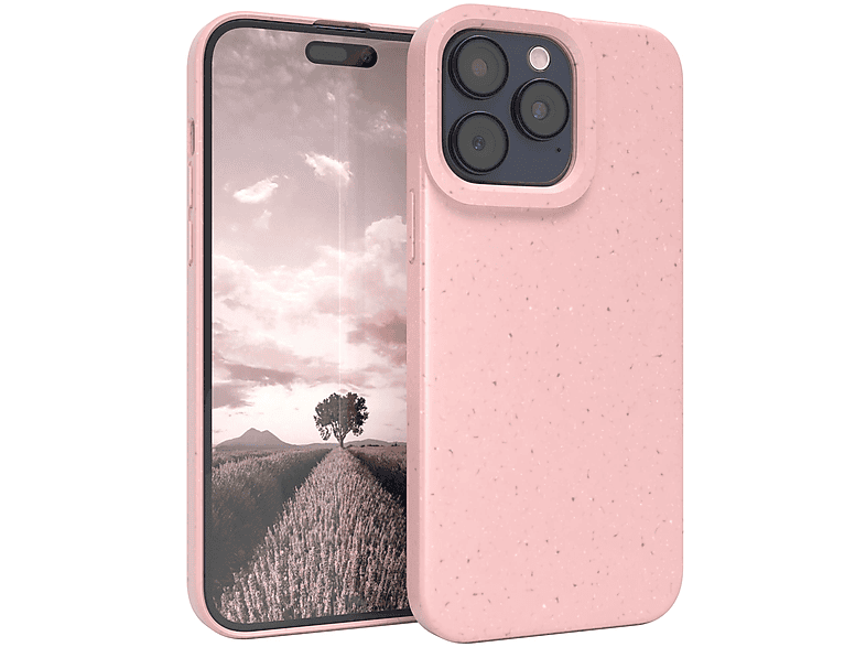 EAZY CASE Biocase, Bumper, 15 iPhone Apple, Pink Max, Pro