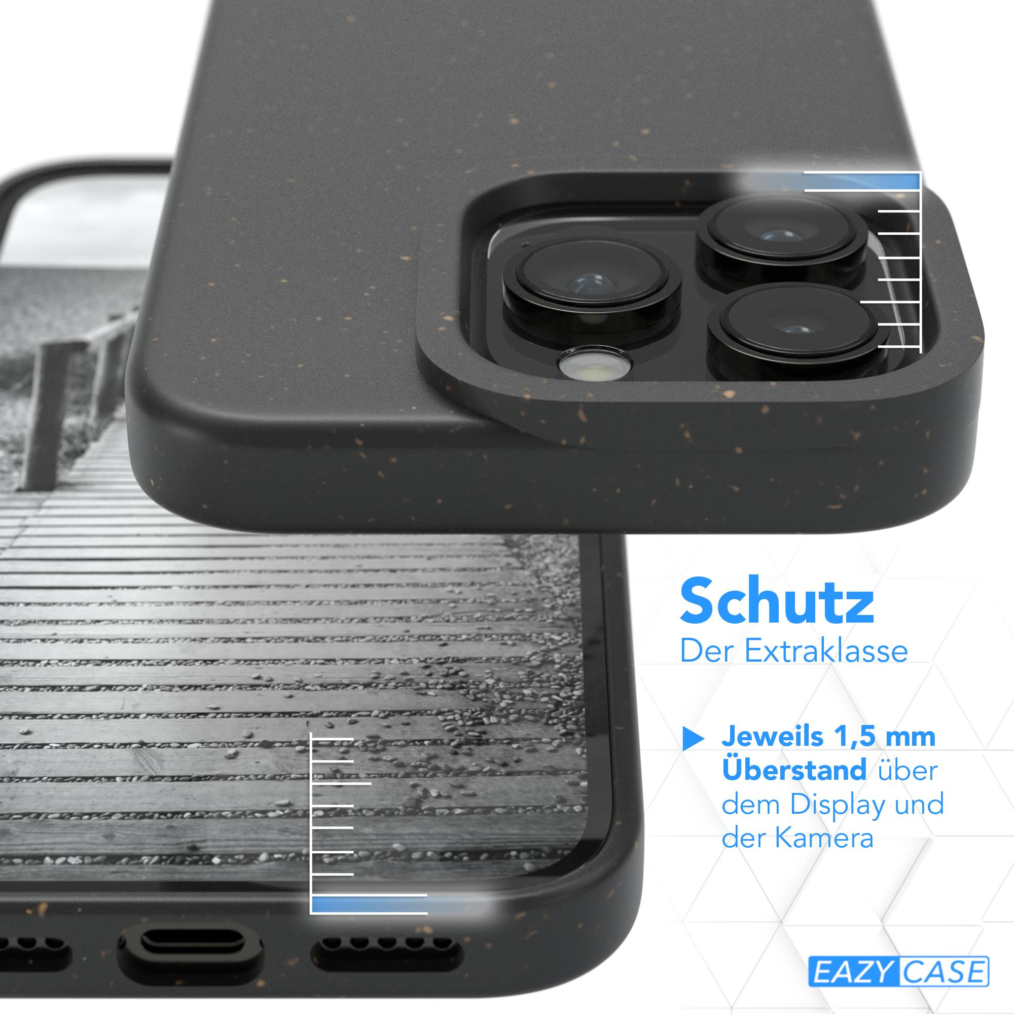 EAZY CASE Schwarz iPhone Bumper, 14 Apple, Pro, Biocase,