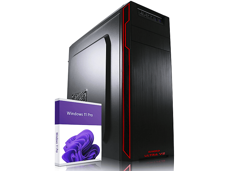GREED AMD Ultra V2, PC-Desktop mit AMD, 32 GB RAM, 1 TB SSD, AMD Radeon™ Onboard Graphics