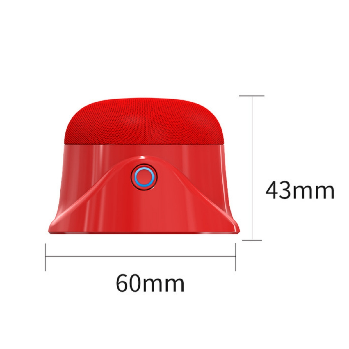 SHAOKE Saftbecher USB Bluetooth Mini Rot Lautsprecher, wiederaufladbar Reise-Saftbecher elektrisch tragbarer