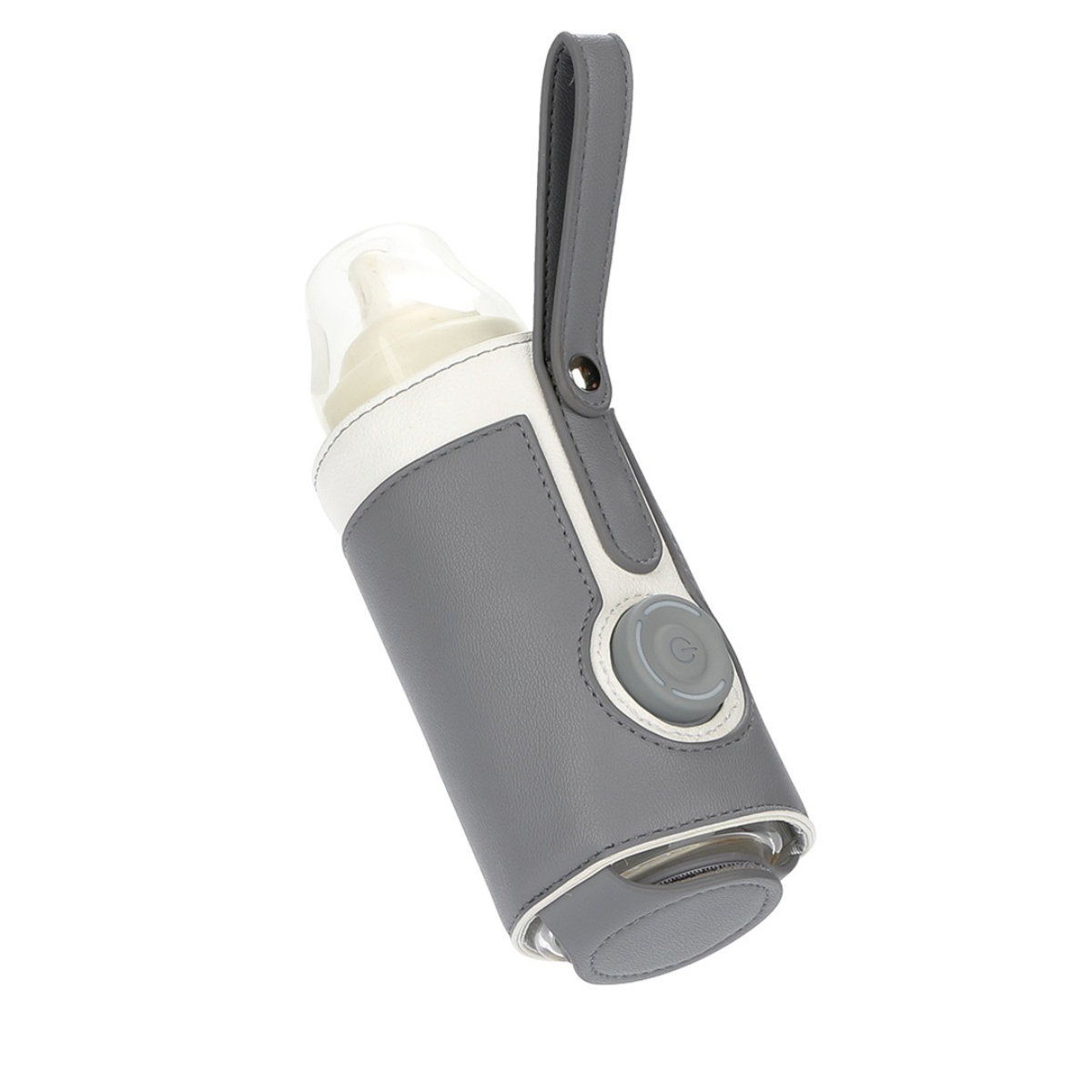 UWOT Grau Tragbar&elegant, Smart Bottle Cover: sicher&kontrollierbar, Babykostwärmer Thermal einfach&praktisch-5V