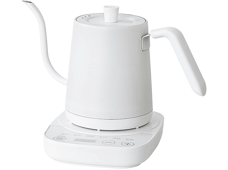 BRIGHTAKE Intelligenter Thermostat-Wasserkocher mit präziser Temperaturregelung - Edelstahl-Wasserkocher Wasserkocher, Weiß