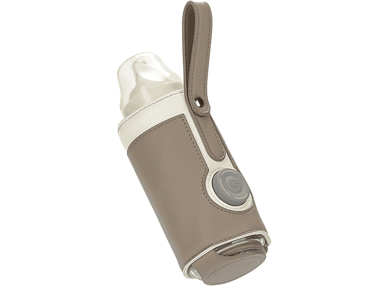 einfach&praktisch-5V Braun Thermal Babykostwärmer Bottle Smart Tragbar&elegant, UWOT sicher&kontrollierbar, Cover: