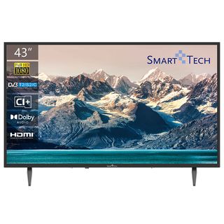 TV LED 43" - SMART TECH 43FN10T2, Full-HD, DVB-T2 (H.265), Negro