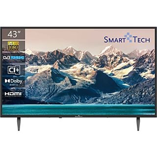 TV LED 43" - SMART TECH 43FN10T2, Full-HD, DVB-T2 (H.265), Negro