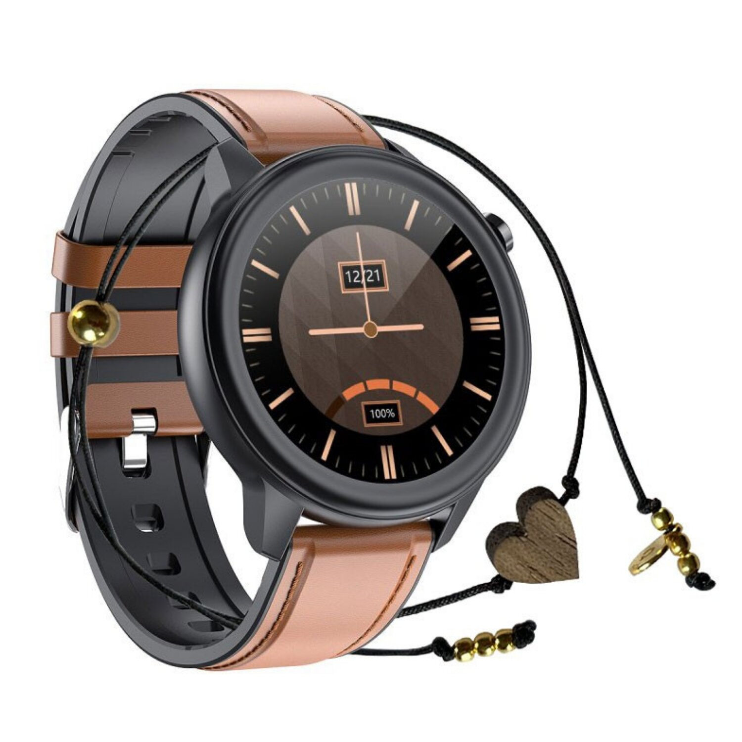 Schwarz Smartwatch HealthMaster Silikon, MAXCOM Pro