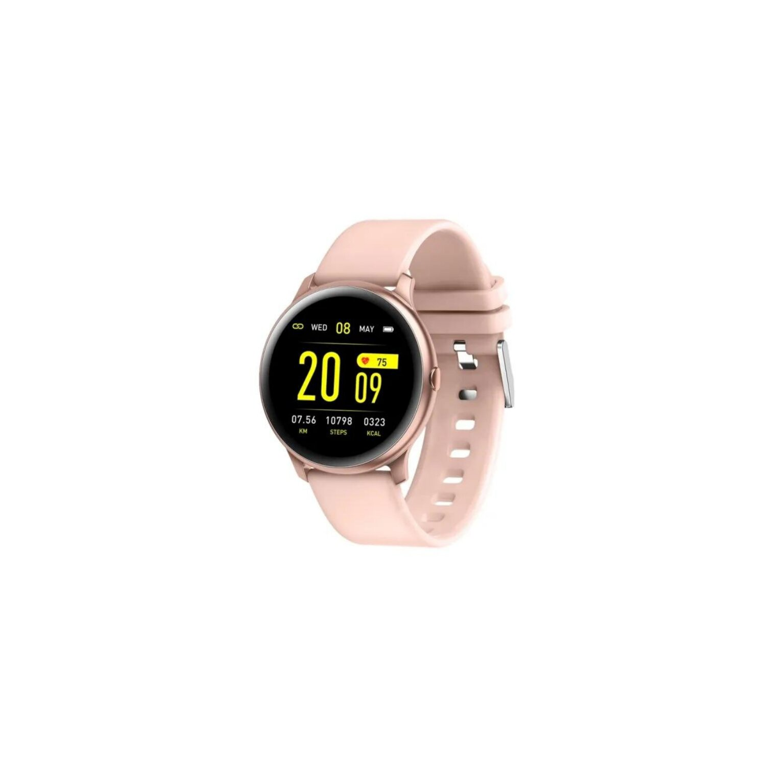 Smartwatch Plus Health Tracker VitalCare Silikon, Rosa MAXCOM