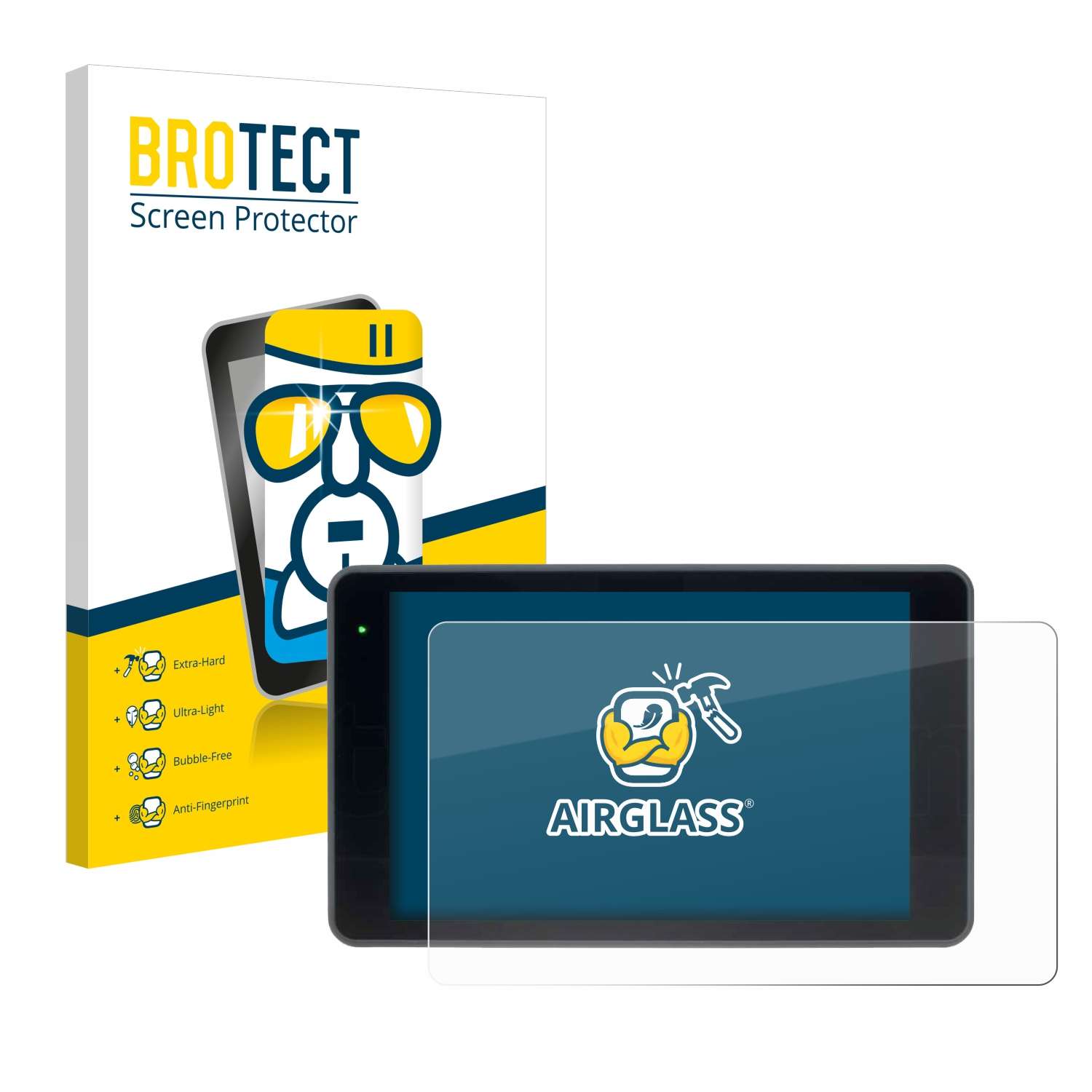 YoloBox Pro) klare Airglass Schutzfolie(für BROTECT YoloLiv