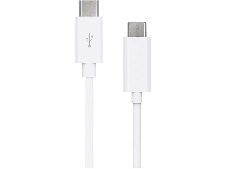ARTWIZZ USB-C Cable to Micro USB male, Ladekabel, 100 cm, Weiß