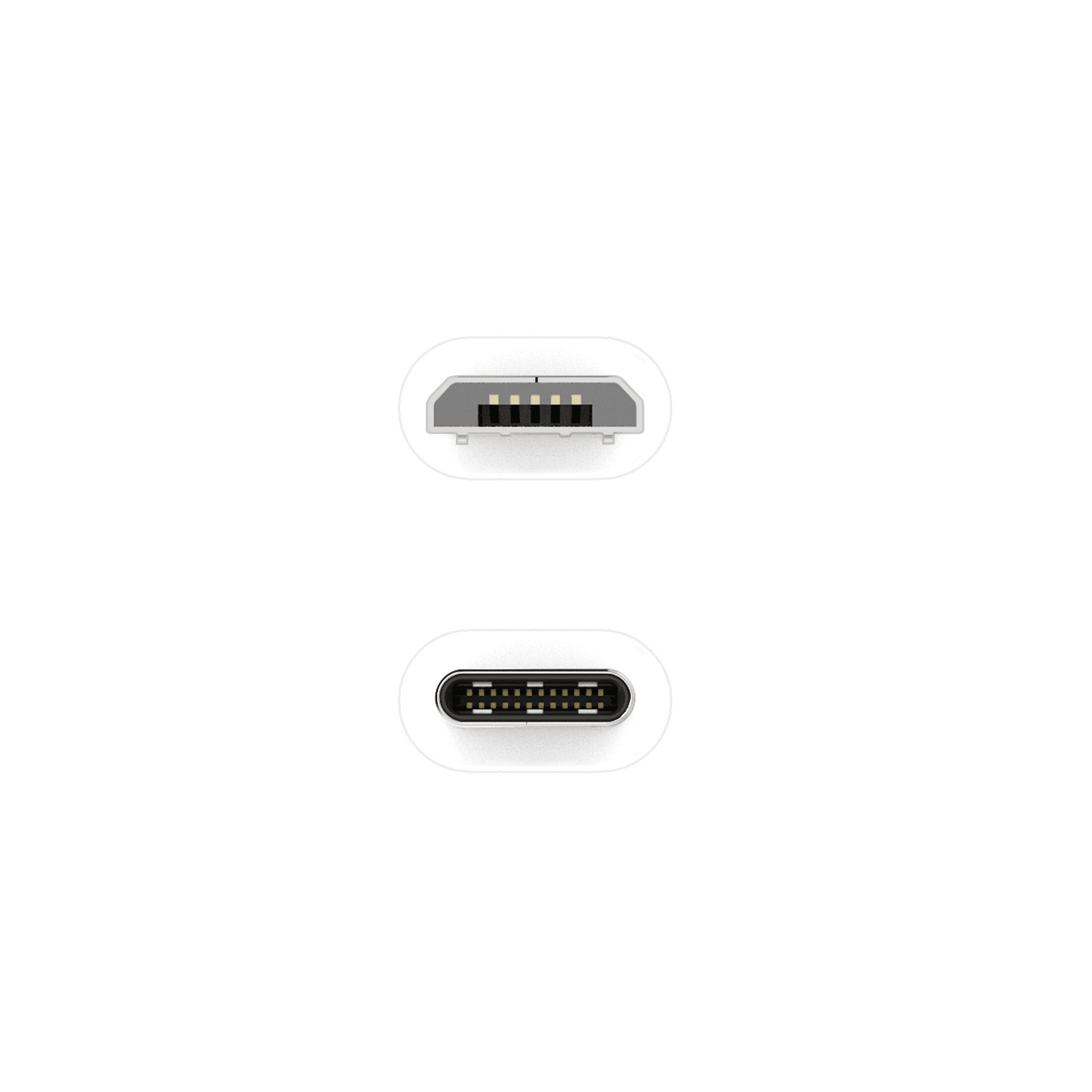 ARTWIZZ male, Weiß Cable Ladekabel, cm, USB 100 Micro USB-C to