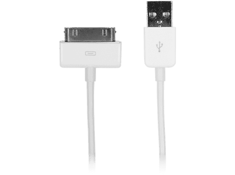 [Super günstiger Sonderpreis] ARTWIZZ USB Kabel mit Connector, Weiß 30 Ladekabel, Dock cm, 100 Pin