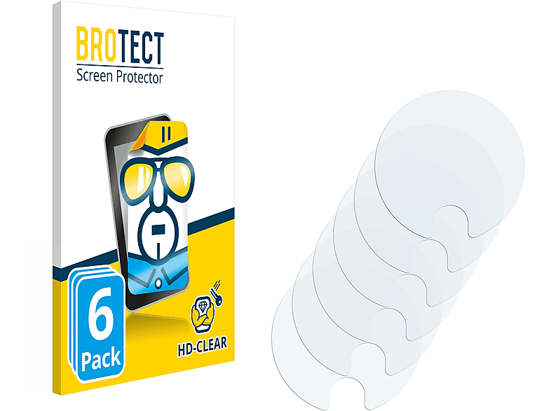 BROTECT 6x klare Schutzfolie(für Dyson V12)