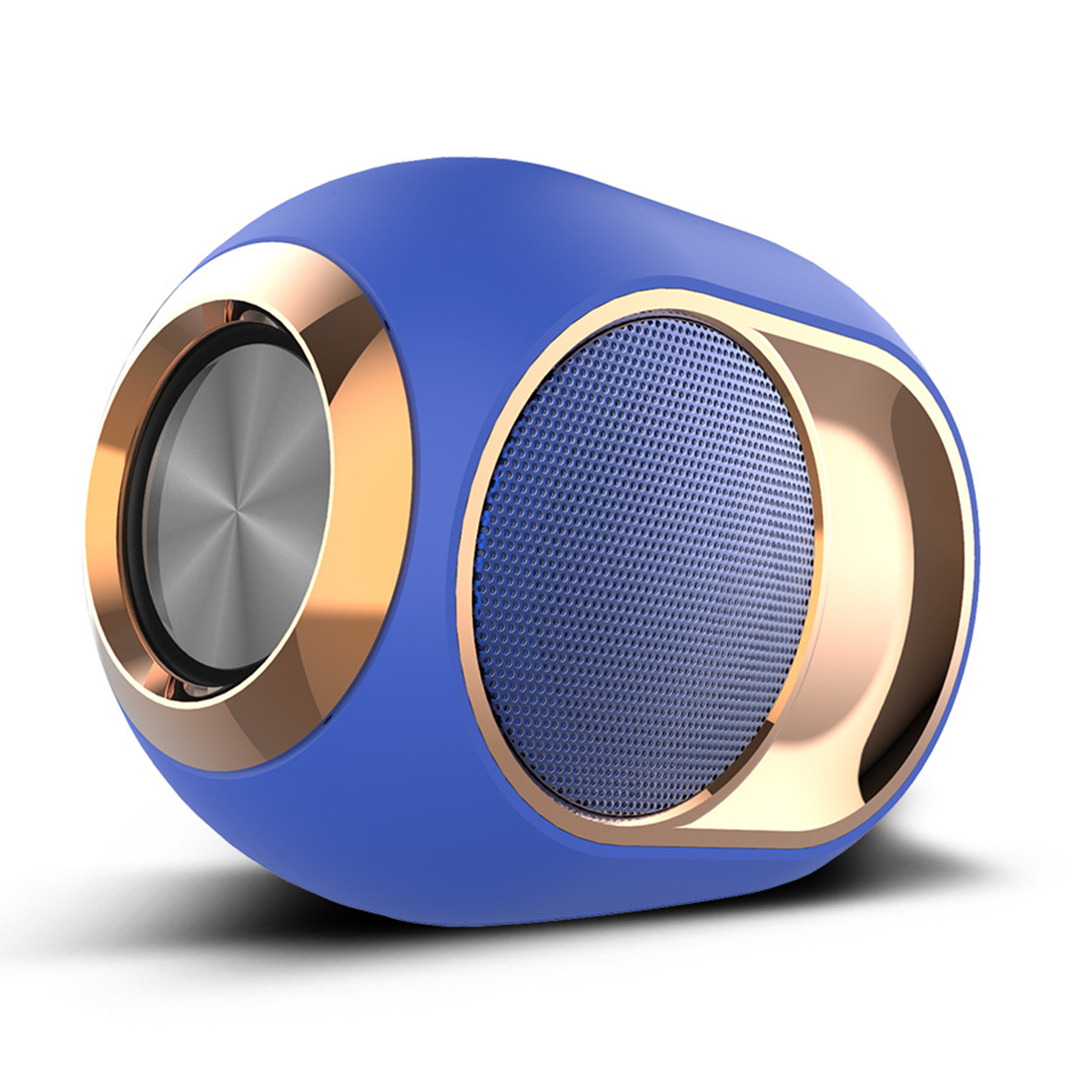 BRIGHTAKE Drahtloser Bluetooth 5.0 Lautsprecher Bass Sound Gun Blau Bluetooth-Lautsprecher, Outdoor